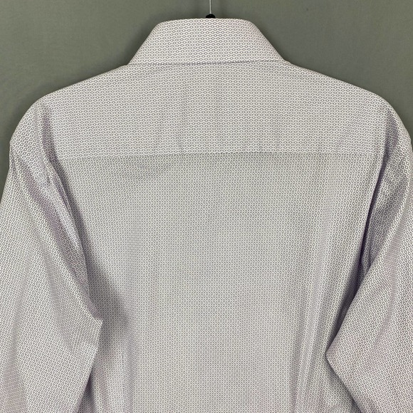 Ted Baker Dress Shirt Purple Button Up Long Sleeve - Picture 7 of 11